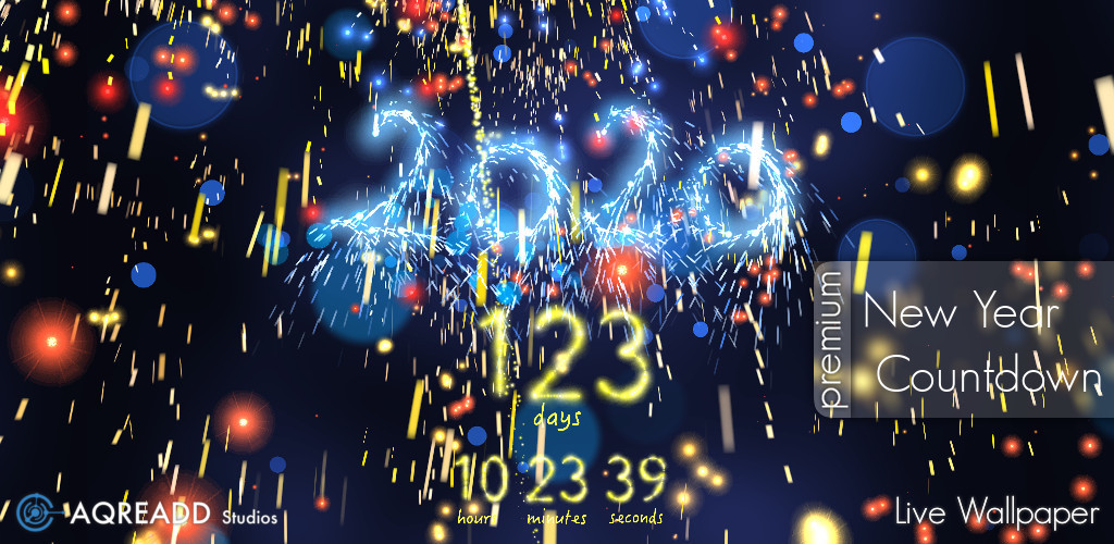 New Year Countdown app for android